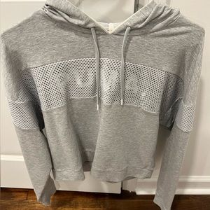 SWEATSHIRT || puma cropped sweatshirt with hood